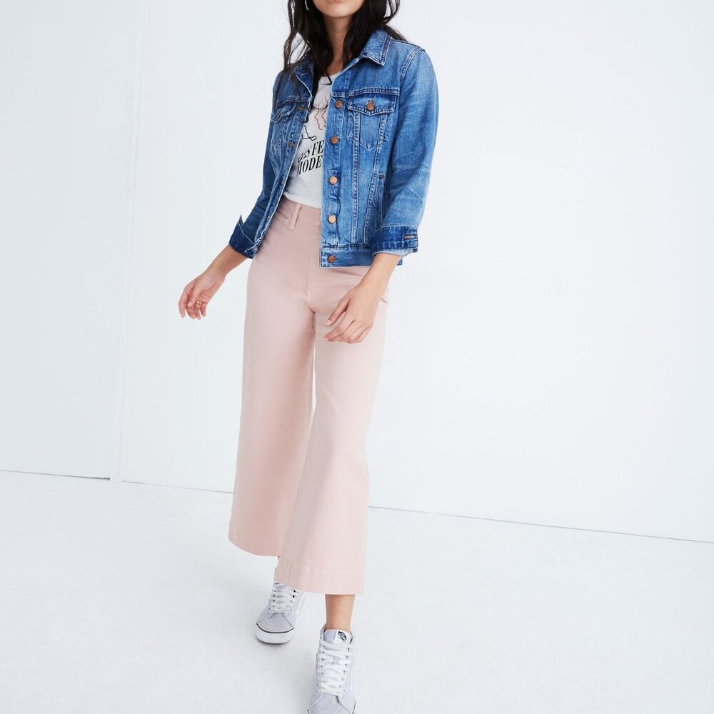 Madewell Emmett Wide-Leg Crop Pants